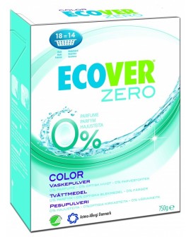 Ecover Экологический стиральный порошок ZERO цветной 750g